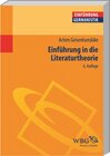 Buchcover Einführung in die Literaturtheorie