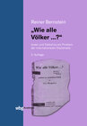 Buchcover Wie alle Völker ...?