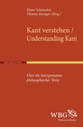 Buchcover Kant verstehen / Understanding Kant