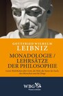 Buchcover Monadologie / Lehrsätze der Philosophie