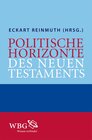 Buchcover Politische Horizonte des Neuen Testaments