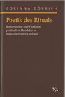 Buchcover Dörrich, Poetik des Rituals