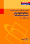 Buchcover Schreiben lehren, Schreiben lernen