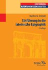 Buchcover Einführung in die Lateinische Epigraphik