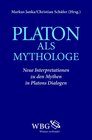 Buchcover Platon als Mythologe