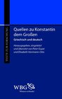 Buchcover Quellen zu Konstantin dem Großen