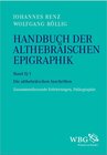 Buchcover Handbuch der althebräischen Epigraphik
