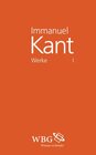 Buchcover Immanuel Kant Werke I