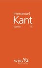 Buchcover Immanuel Kant Werke III