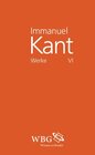 Buchcover Immanuel Kant Werke VI