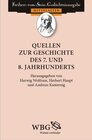 Buchcover Quellen zur Geschichte des 7. und 8. Jahrhunderts