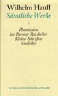 Buchcover Phantasien im Bremer Ratskeller /Kleine Schriften /Gedichte