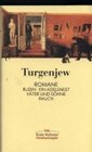 Buchcover Iwan S. Turgenjew. Romane