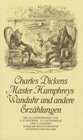 Buchcover Master Humphreys Wanduhr und andere Erzählungen