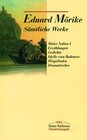 Buchcover Sämtliche Werke / Band I: Maler Nolten (Erstfassung) u.a.