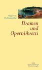 Buchcover Gesammelte Werke / Dramen und Opernlibretti
