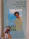 Buchcover Letzte Briefe des Jacono Ortis