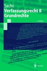 Buchcover Verfassungsrecht II - Grundrechte