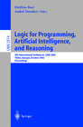 Buchcover Logic for Programming, Artificial Intelligence, and Reasoning