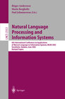 Buchcover Natural Language Processing and Information Systems