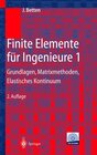 Buchcover Finite Elemente für Ingenieure 1
