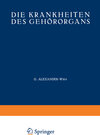 Buchcover Die Krankheiten des Gehörorgans