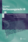 Buchcover Verfassungsrecht III