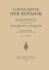 Buchcover Fortschritte der Botanik