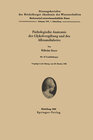 Buchcover Pathologische Anatomie der Glykolvergiftung und des Alloxandiabetes