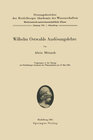 Buchcover Wilhelm Ostwalds Auslösungslehre