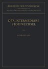 Buchcover Der Intermediäre Stoffwechsel (Lehrbuch der Physiologie)
