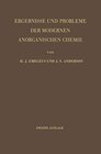 Buchcover Ergebnisse und Probleme der Modernen Anorganischen Chemie