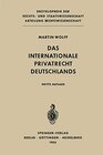 Buchcover Das Internationale Privatrecht Deutschlands (Enzyklopädie der Rechts- und Staatswissenschaft)