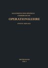 Buchcover Allgemeine Operationslehre