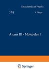 Buchcover Atoms III — Molecules I / Atome III — Moleküle I