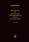 Buchcover Wilhelm Gesenius’ Hebräisches und Aramäisches Handwörterbuch über das Alte Testament
