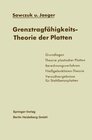 Buchcover Grenztragfähigkeits-Theorie der Platten