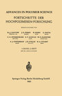 Buchcover Advances in Polymer Science / Fortschritte der Hochpolymeren-Forschung