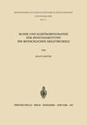 Buchcover Klinik und Elektromyographie der Spontanaktivität des Menschlichen Skeletmuskels