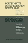 Buchcover Lösungen und Lösungsmittel