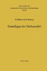 Buchcover Grundlagen der Mathematik I