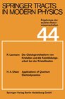 Buchcover Springer Tracts in Modern Physics