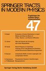 Buchcover Springer Tracts in Modern Physics