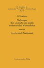 Buchcover Vorlesungen über Geschichte der antiken mathematischen Wissenschaften