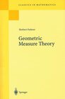 Buchcover Geometric Measure Theory