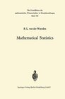 Buchcover Mathematical Statistics