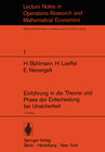 Buchcover Einführung in die Theorie und Praxis der Entscheidung bei Unsicherheit
