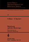 Buchcover Berechnung optimaler Steuerungen