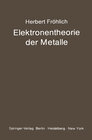 Buchcover Elektronentheorie der Metalle