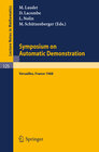 Buchcover Symposium on Automatic Demonstration